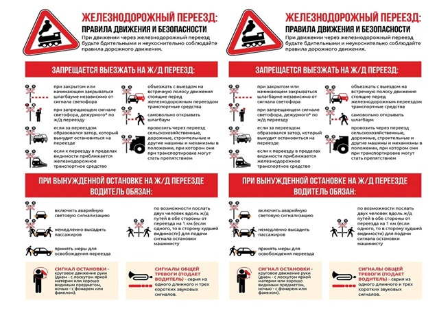 Железнодорожный переезд: правила движения и безопасности.