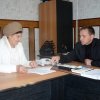 руководитель ТОС № 2 Шенгерская Р.А. обсуждает насущные проблемы с главой поселения С.А.Левченко